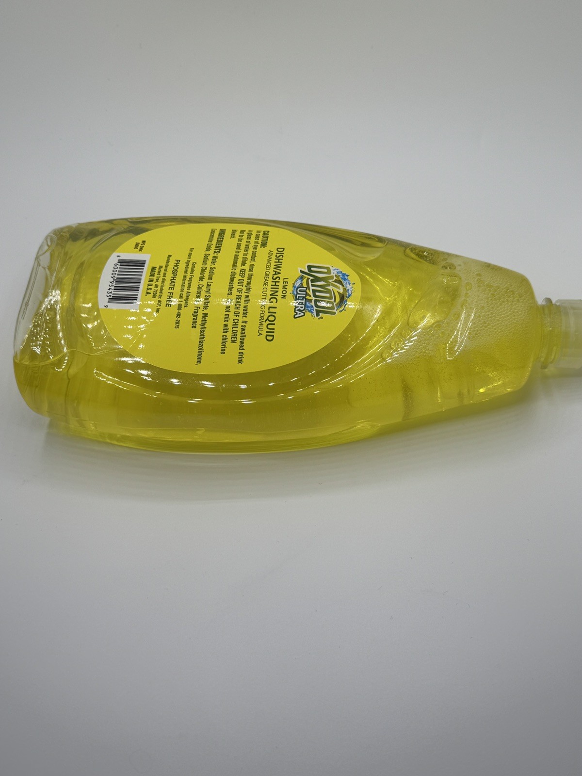 Oxydol Ultra Dishwashing Liquid Lemon Phosphate Free 30 fl oz