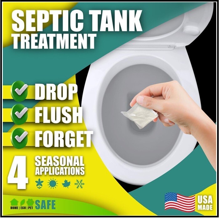 GREEN PIG Live Tank Treatment Aids in The Breakdown of Septic Waste to Prevent B