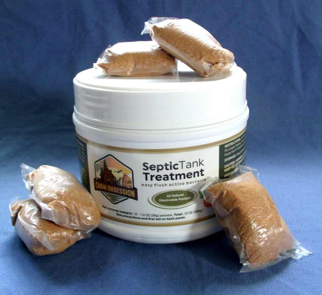 Septic Tank Treatment – 1 Year Supply of Dissolvable Easy Flush Live Bacteria