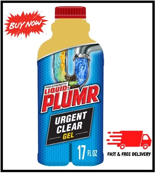 Liquid-Plumr 17 oz.Industrial Strength Urgent Clear Clog Remover & Drain Cleaner