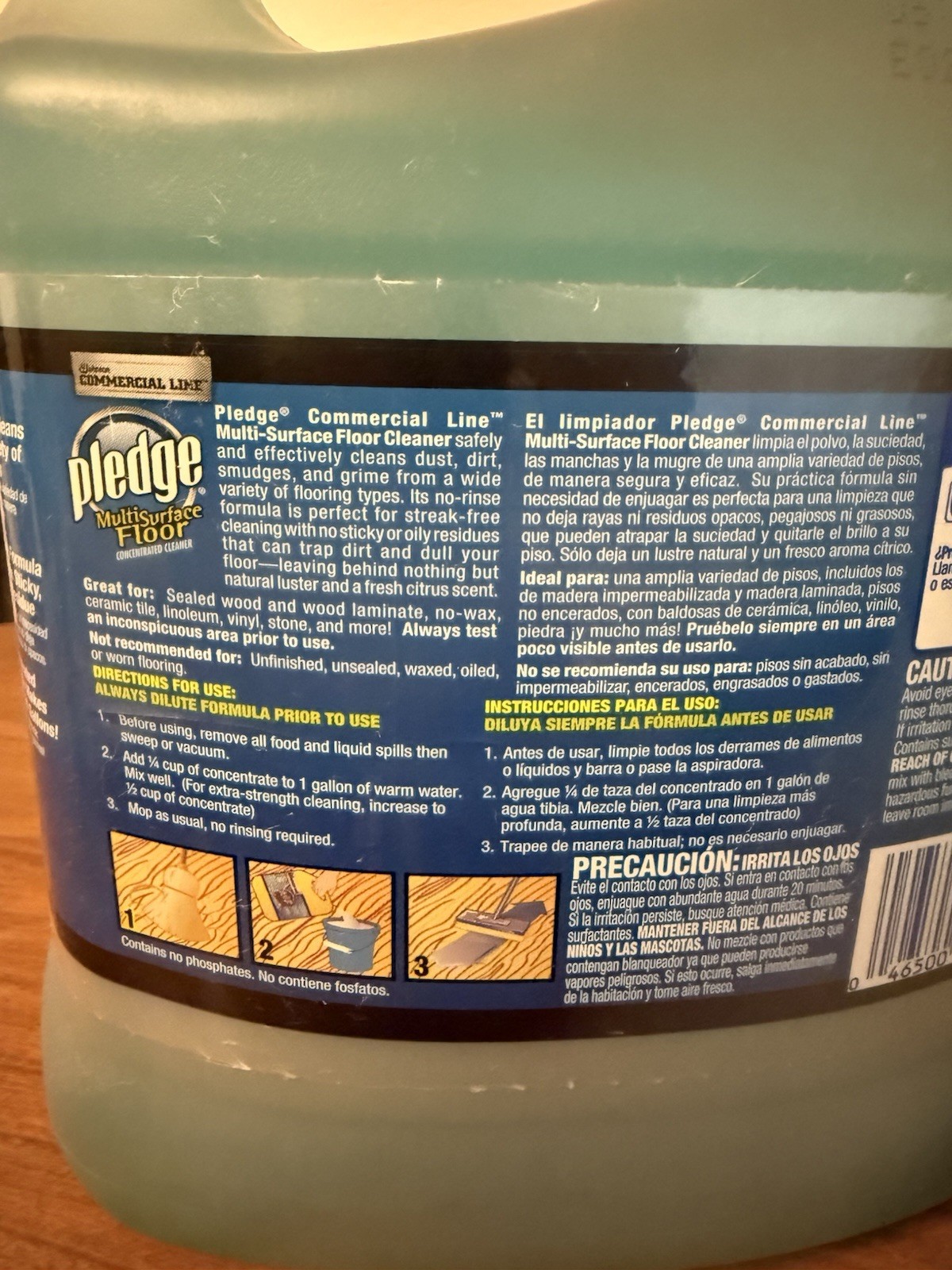 PLEDGE SC Johnson Multi Surface Floor Commercial Line 128oz Gallon Discontinued
