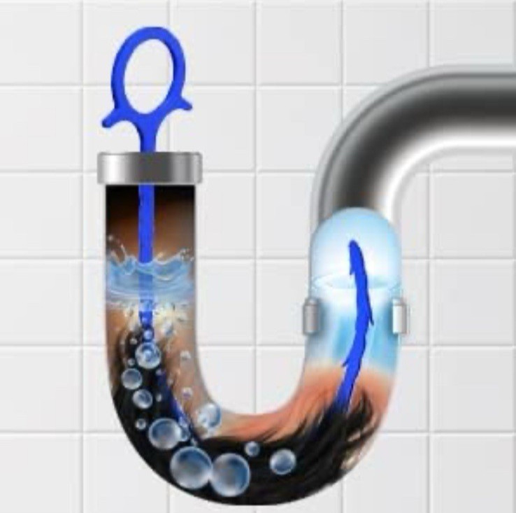Drain Clog Remover Snake Tool Hair Clog Cleaner for Sinks, Tubs, Showers 5 pack