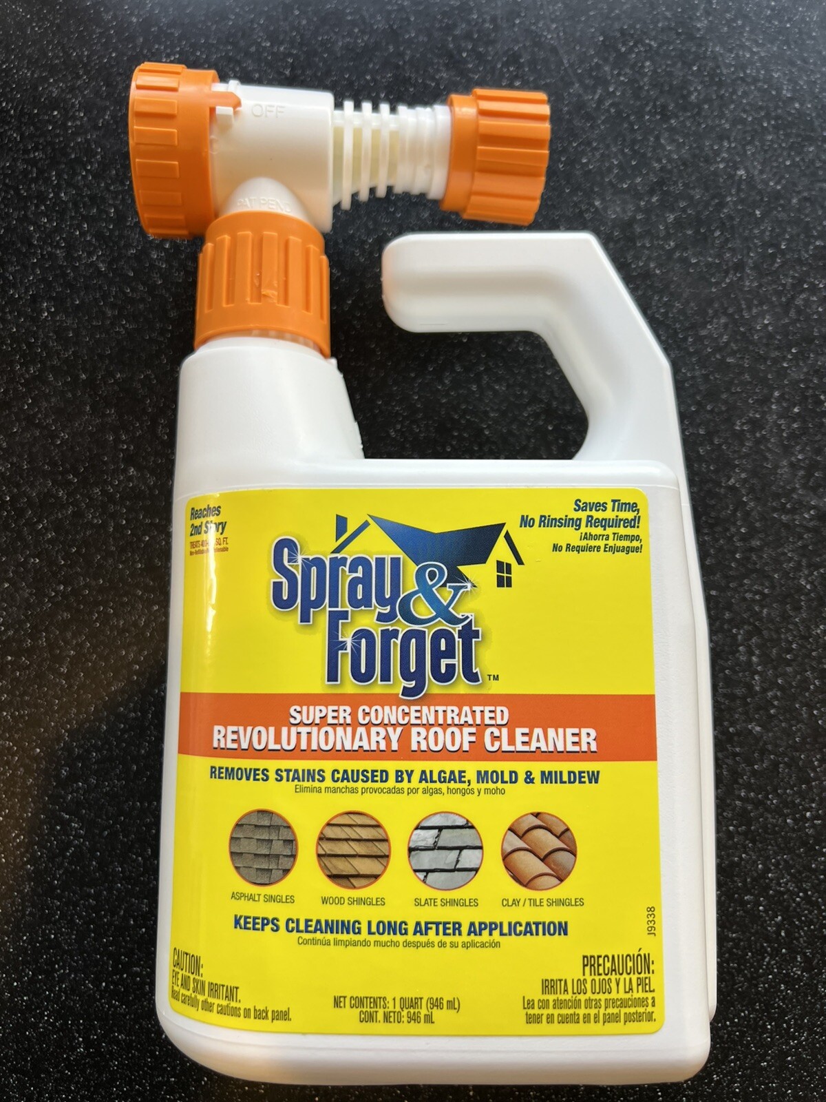 Spray & Forget 32oz – Super Concentrated Revolutionary Roof Cleaner