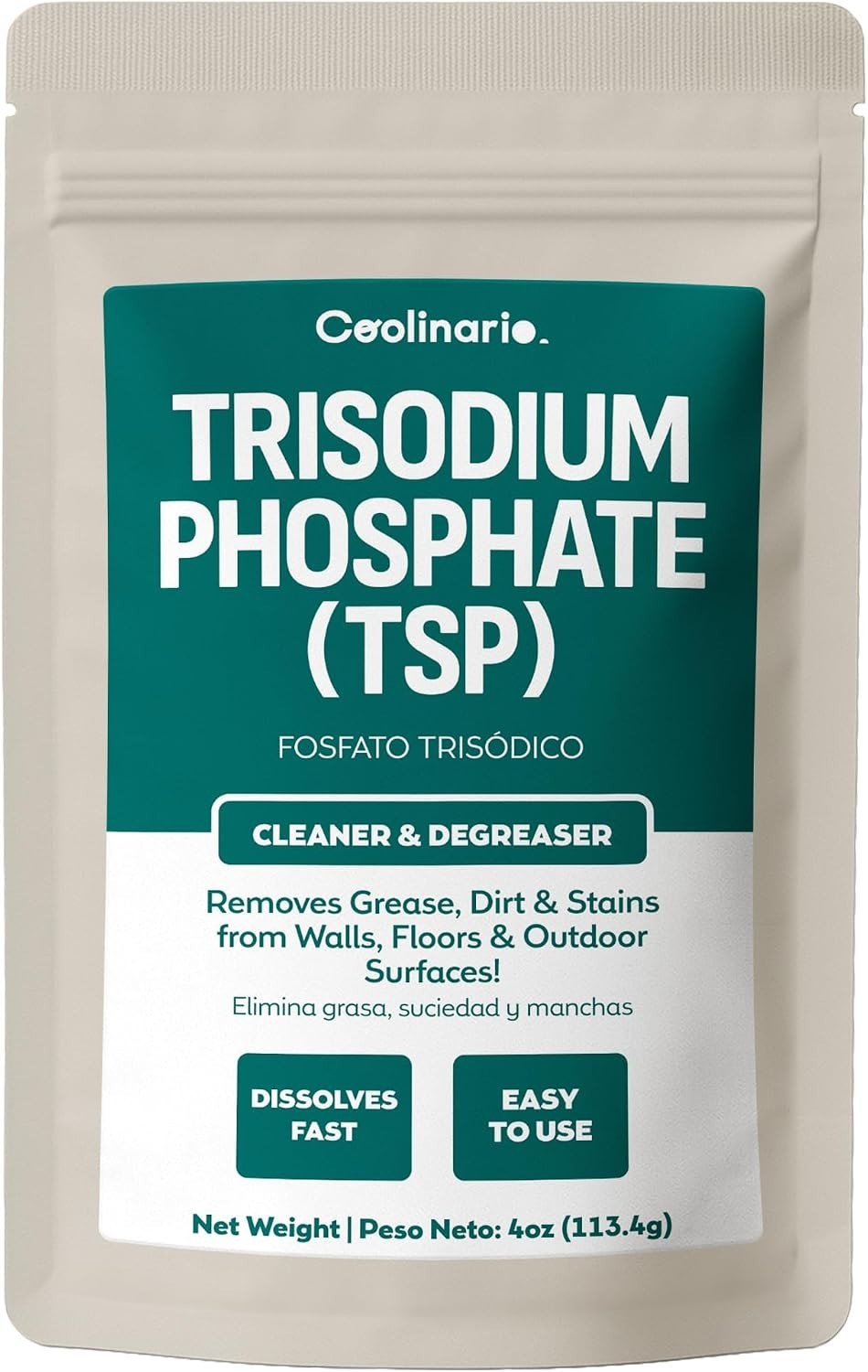 Trisodium Phosphate Cleaner 4 OZ – Heavy-Duty Degreaser for Walls & Floors