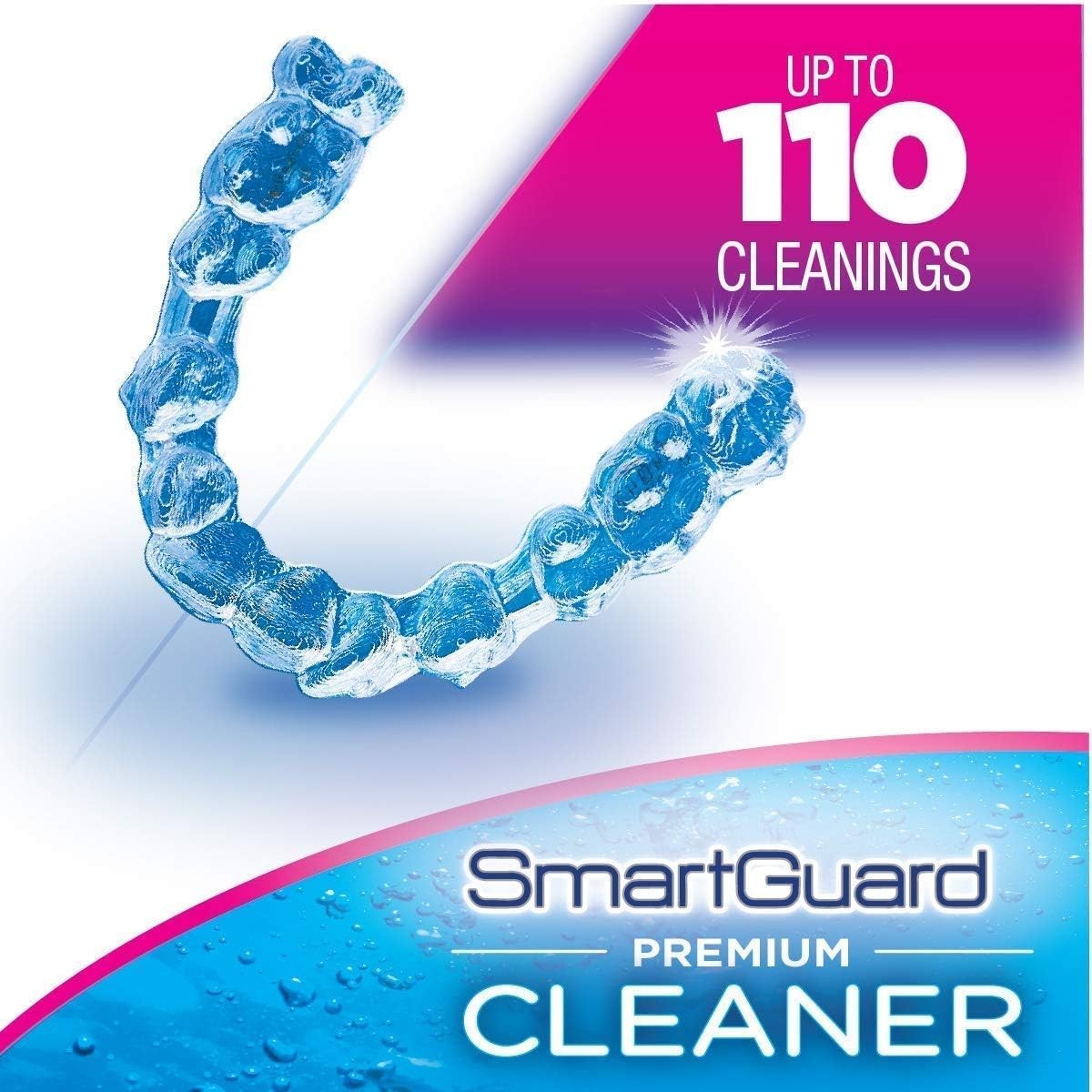 Cleaner Crystals –110 Cleanings- Removes Stain, Plaque & Bad Odor from Dentur…