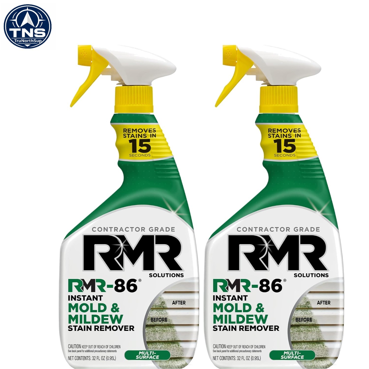 RMR-86 Mold Mildew Stain Remover Spray 32 oz 2 Pack Moldy Surface Cleaner