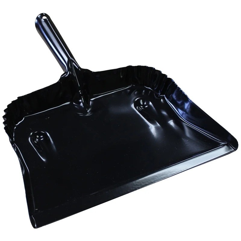 Fulton Heavy Duty Galvanized Steel Dustpan – Silver