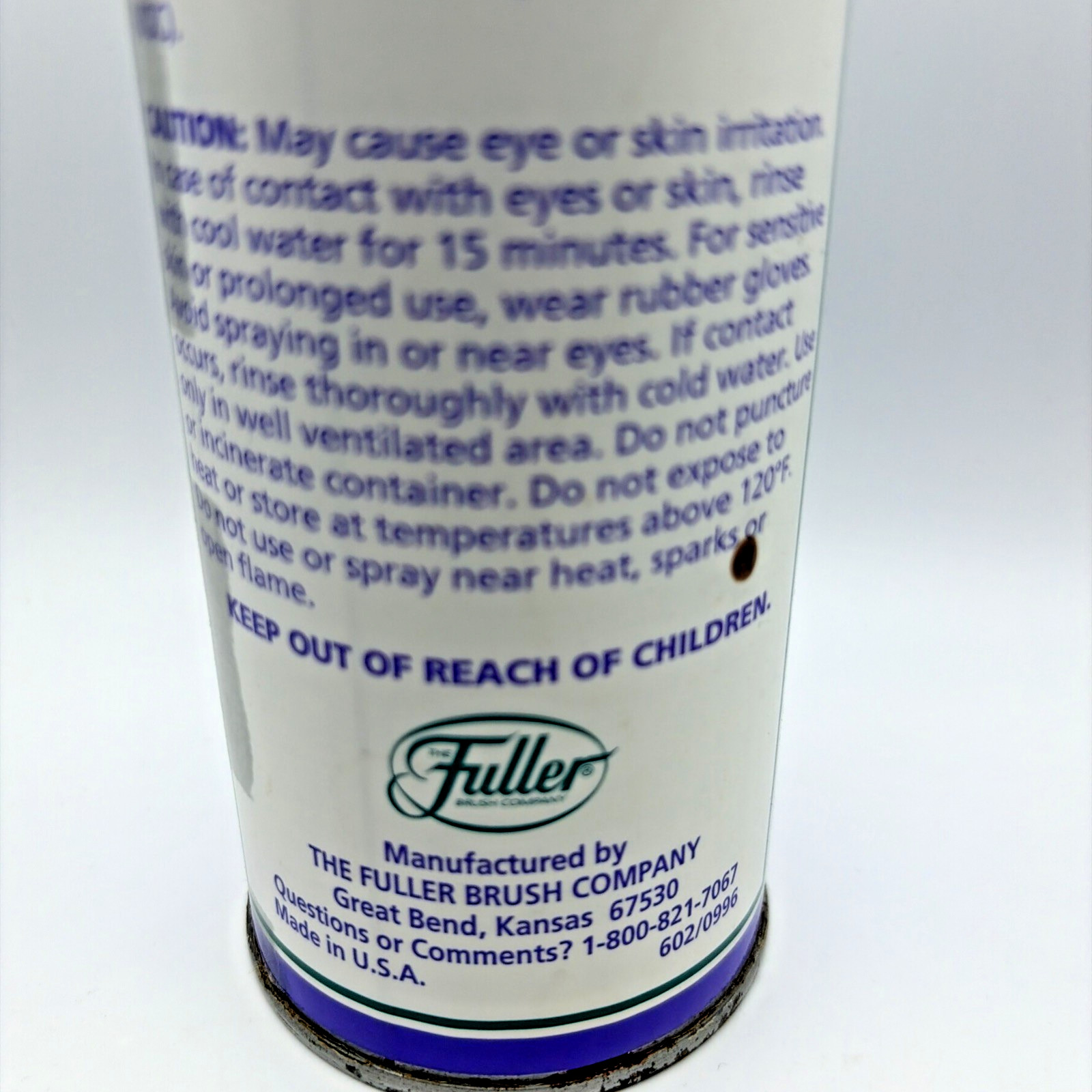 Vintage Fuller Brush Grout And Tile Cleaner All Purpose Foam Cleaner 20oz Prop