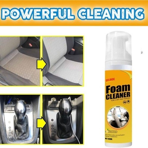 2Pcs Multipurpose Foam Cleaner Spray 100ml, Foam Cleaner for car and 2 Pcs