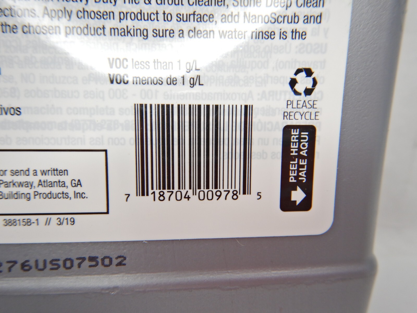 (2) Aqua Mix Nanoscrub Powerful Abrasive Cleaner 1 Qt.