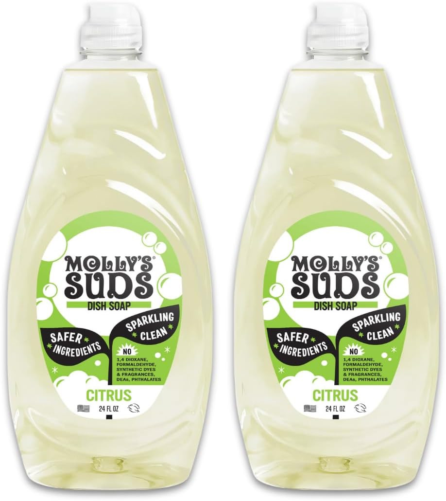 Liquid Dish Soap | Clean, Simple Ingredients | Extra Scrubbing Power | Lavender