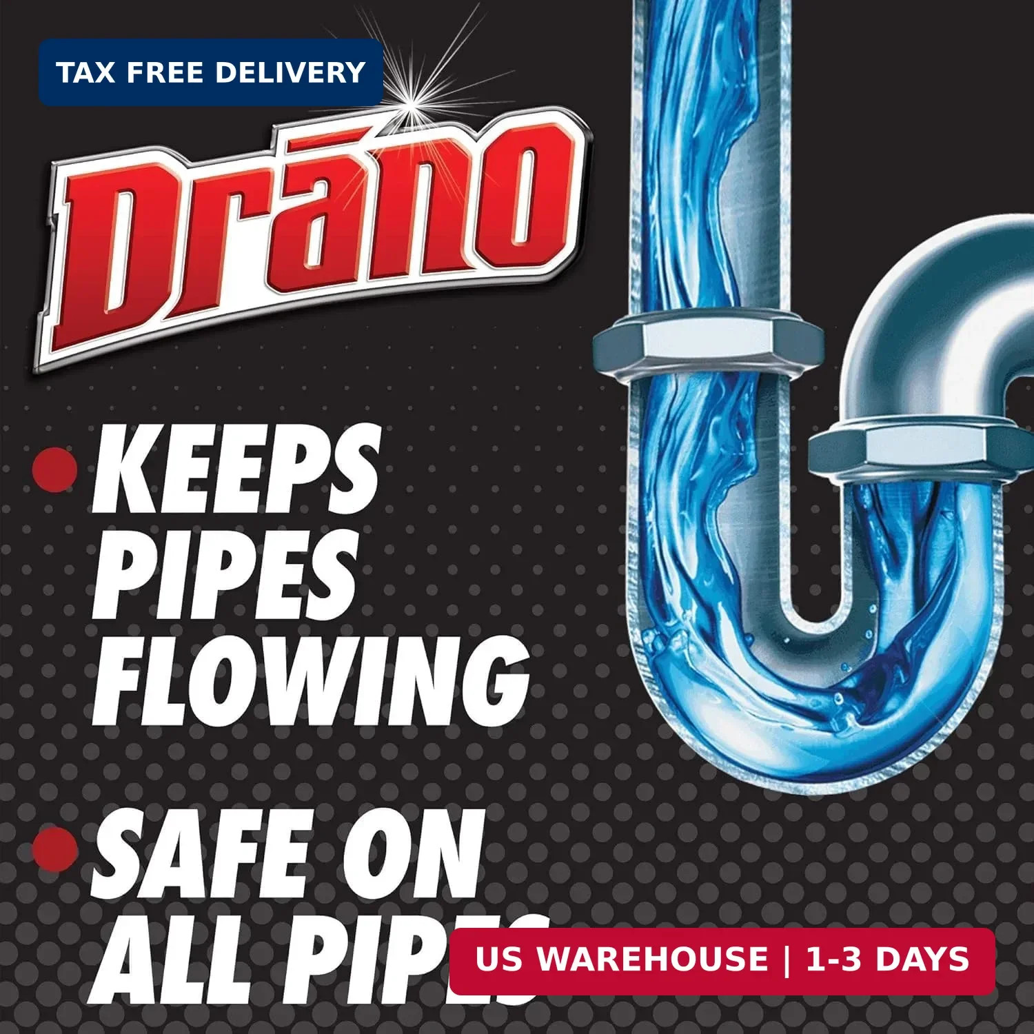 Drano Liquid Drain Clog Remover and Cleaner for Shower or Sink Drains Unclogs an