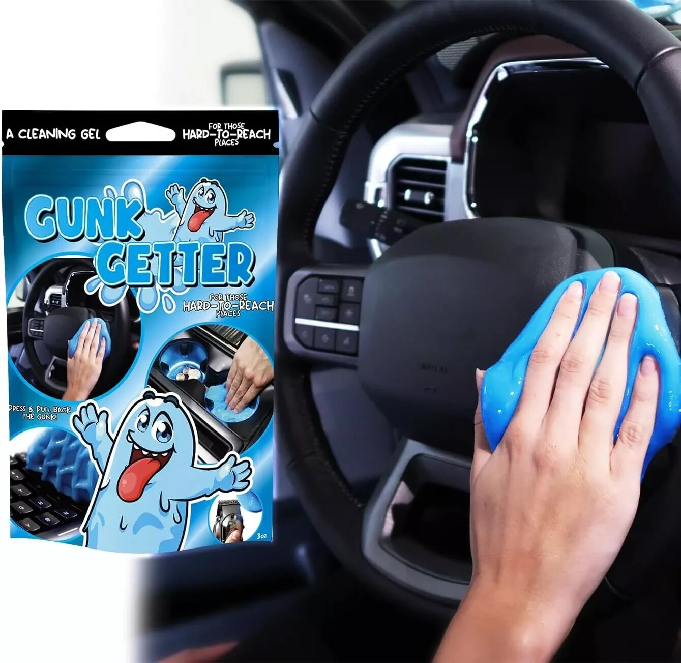 Cleaning Gel for Car Detailing Putty Car Vent Cleaner Cleaning Putty Gel