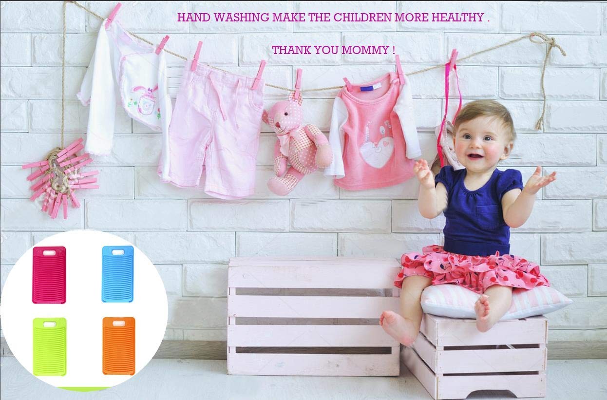 Washing board mini washboards plastic wash board for baby cloth small Items c…