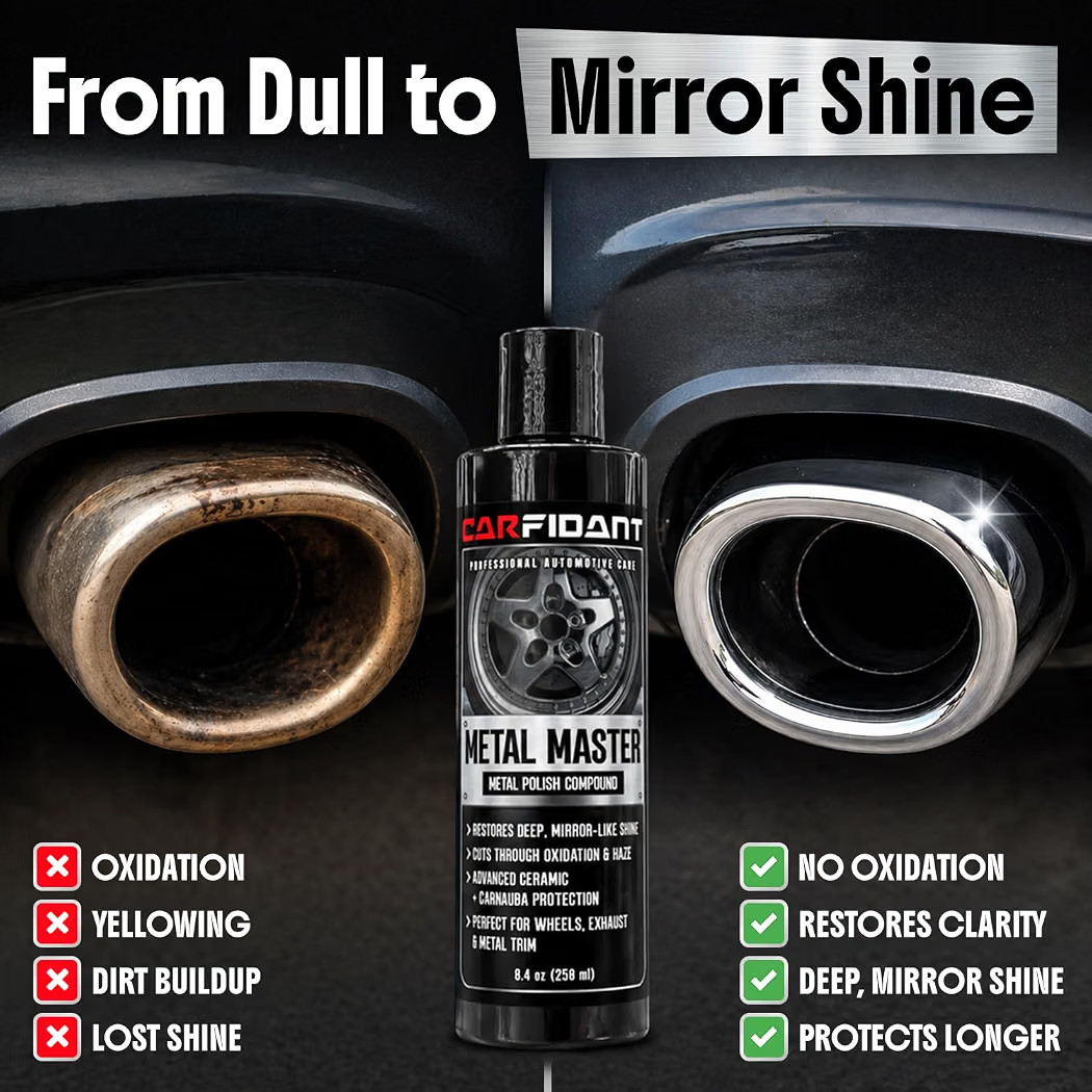 Metal Polish Kit with Applicator Pad – Restores Shine & Removes Oxidation on …