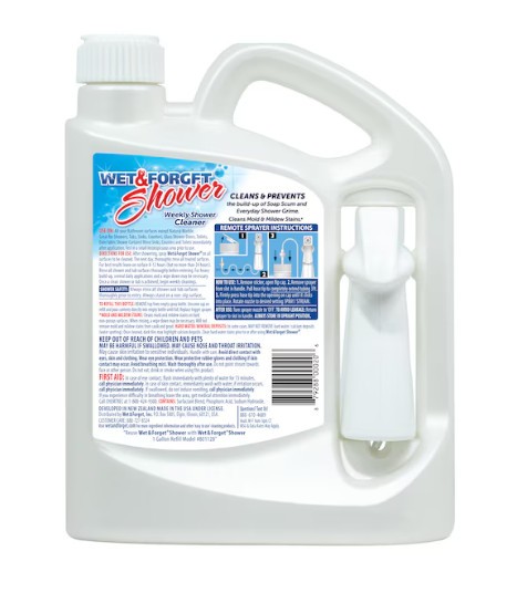 Wet & Forget 64 oz Soft vanilla essence Shower and Bathtub Cleaner
