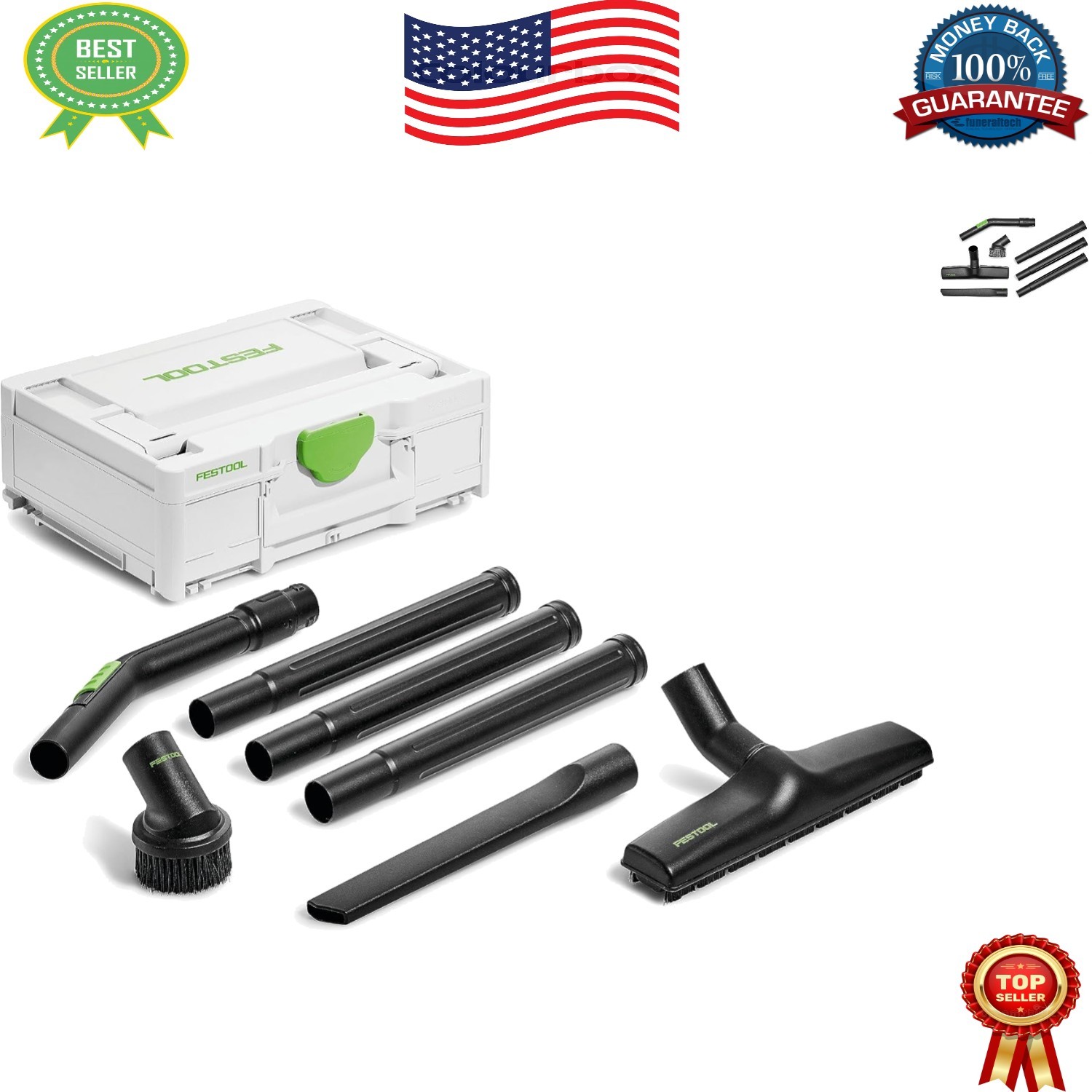 Festool Standard Cleaning Set RS-ST D 27/36-Plus – Portable Narrow Space Cleaner