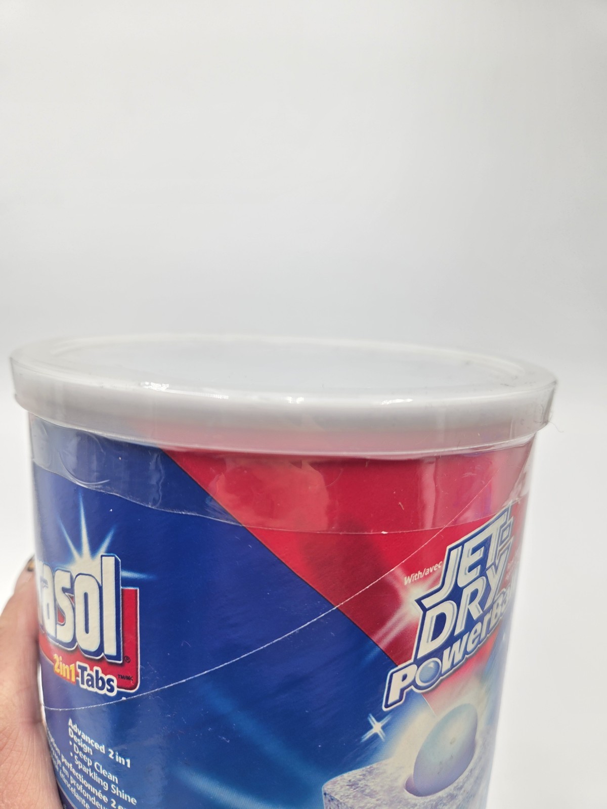 Vintage Electrasol 2-in-1 Tabs with Jet-Dry Powerball 85 Tabs Sealed Tub