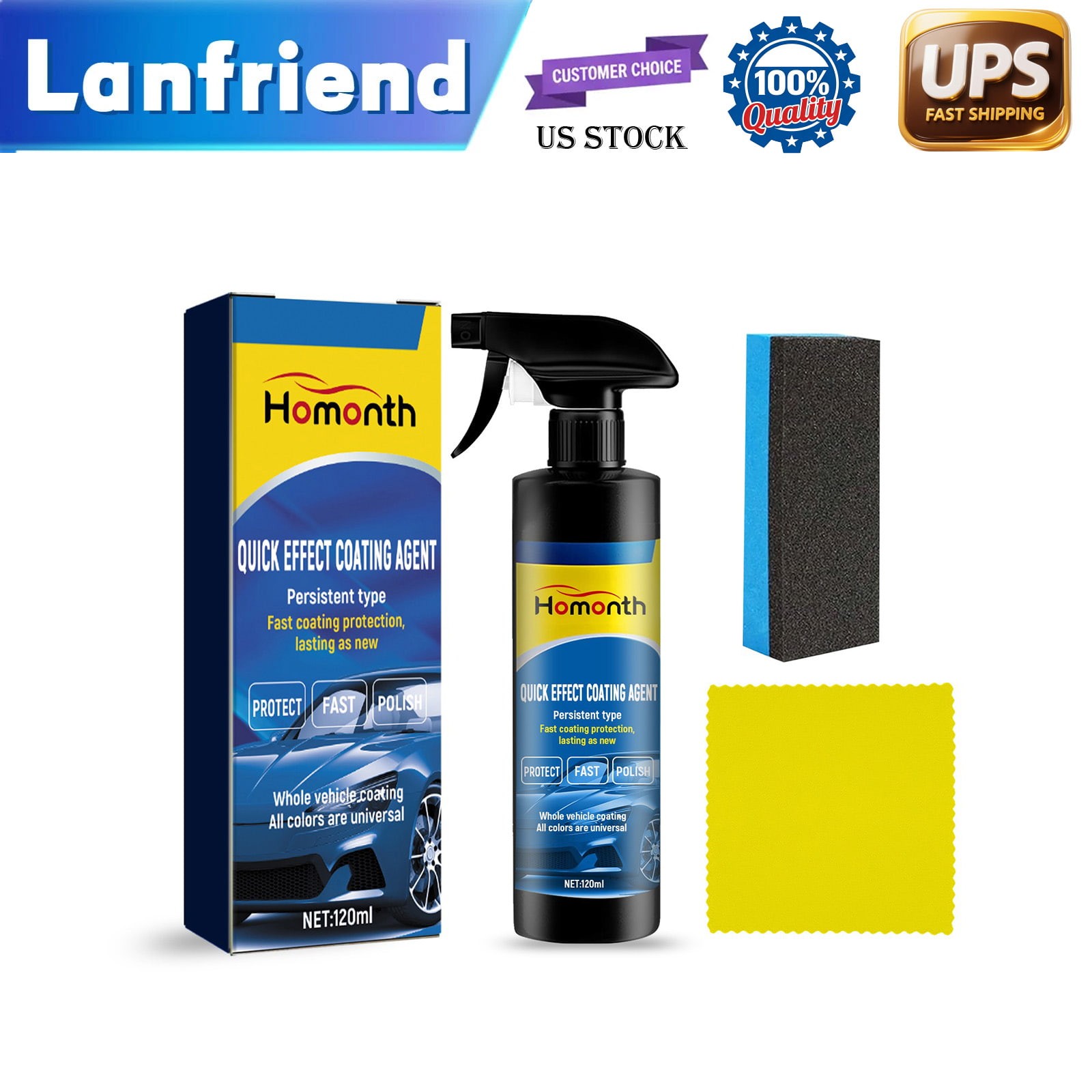 Bright Multi Functional Coating Agent – Car Paint Dust Removal Clean 🚗