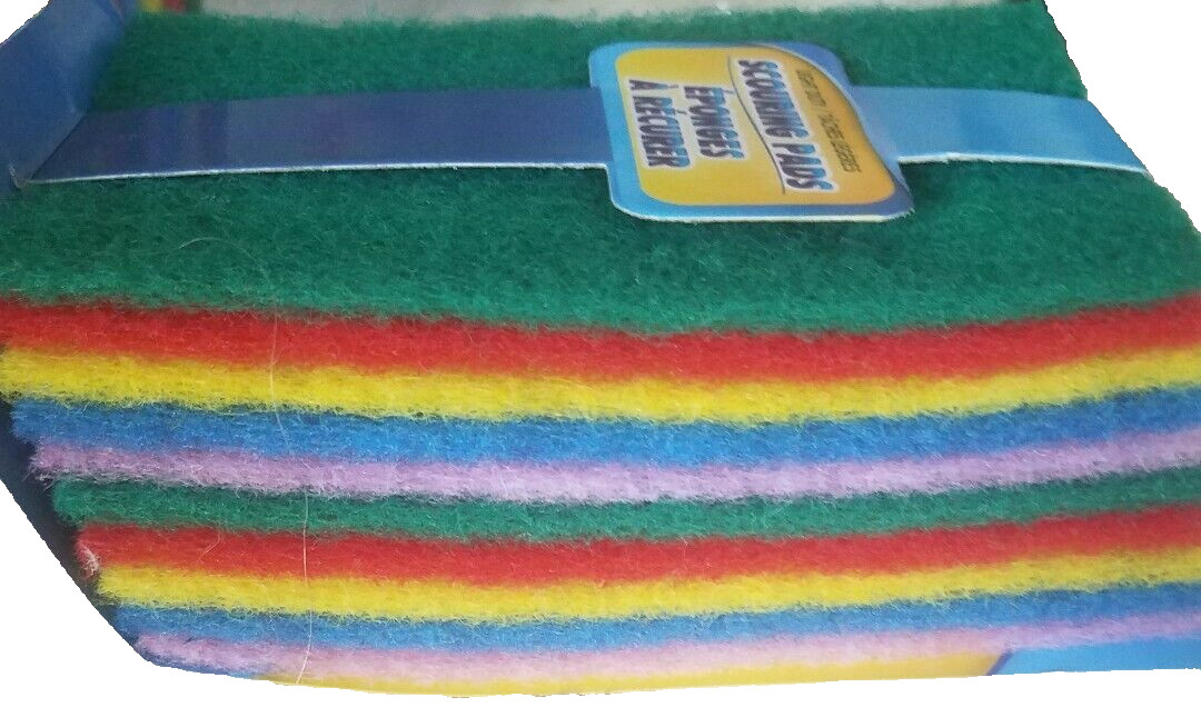 Scrub Buddies Scouring Pads 1ea 10 pack-New-SHIPS N 24 HOURS upc 639277869692