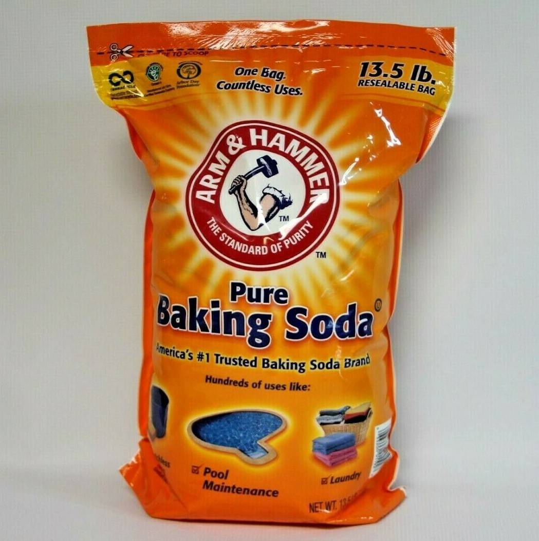 13.5 lb Bag Arm & Hammer Pure Baking Soda (Food Grade) – Hundreds of Uses