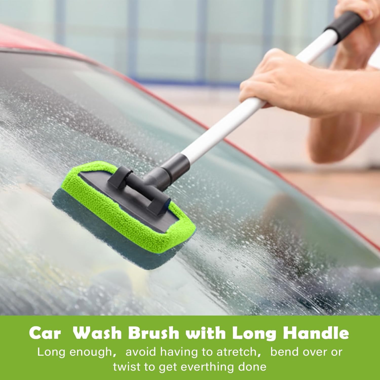 3 Set Windshield Cleaner Tool inside Car Window Cleaner Tool with 3 Extendable H