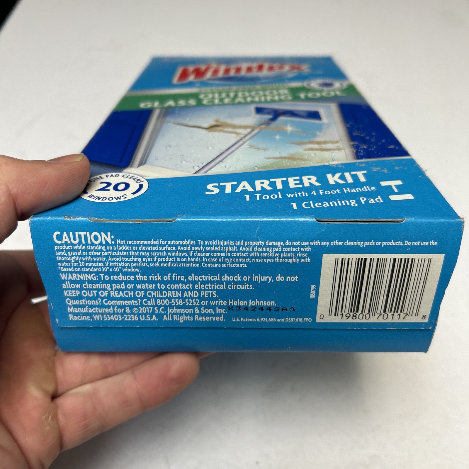 NEW Sealed Windex Outdoor All-In-One Glass & Window Cleaning Tool Starter Kit