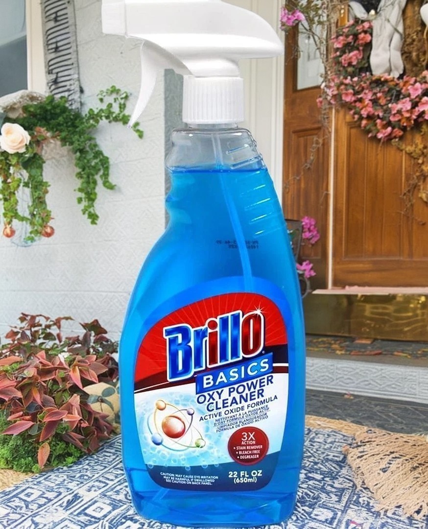 Brillo Basics Oxy Power Spray Cleaner – 2-Pack + 6 Broyhill Dish Cloths Bundle