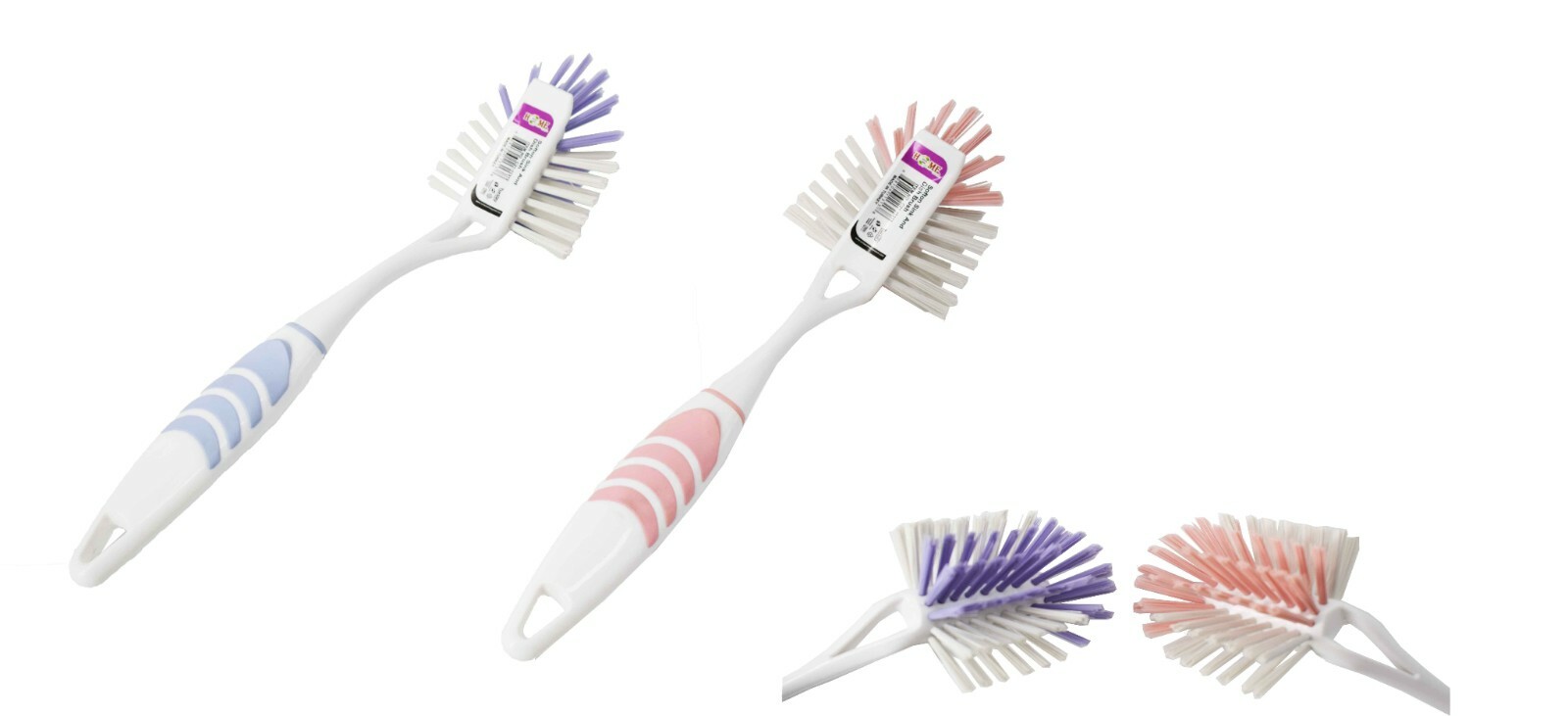 Kitchen Sink Cleaning Brush, Purple/Pink, Made in Turkey