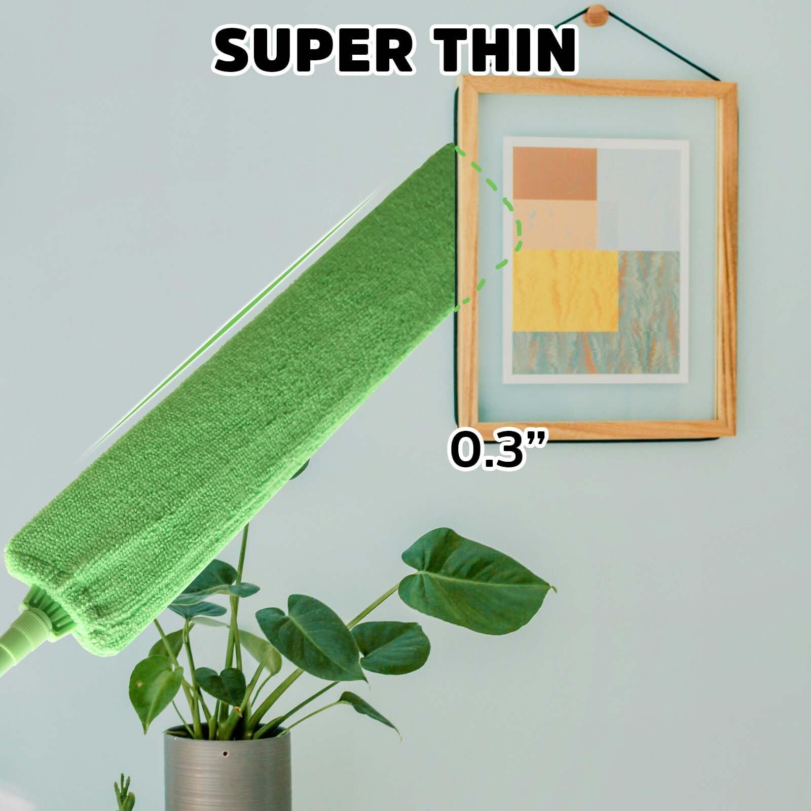 Retractable Gap Dust Cleaner Under Appliance Cleaning Tool Flat Duster For Under