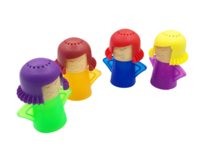 Angry Mama Microwave Cleaner Easily Cleans Microwave Oven Steam Vinigar Cleaner