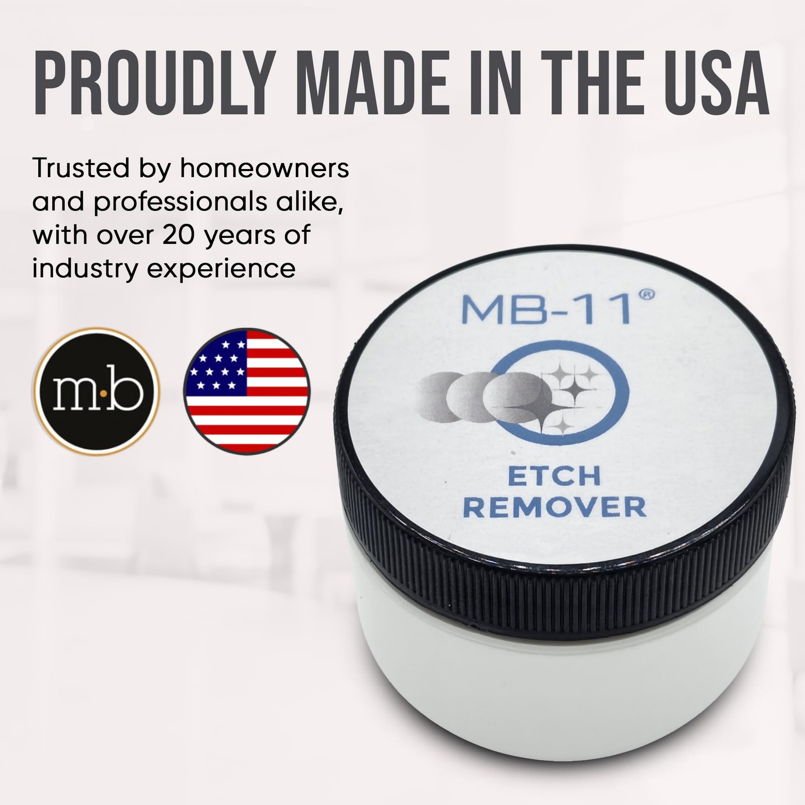 Marble Polishing Powder MB-11® Touch-Up Etch Remover 1 oz Can Neutral
