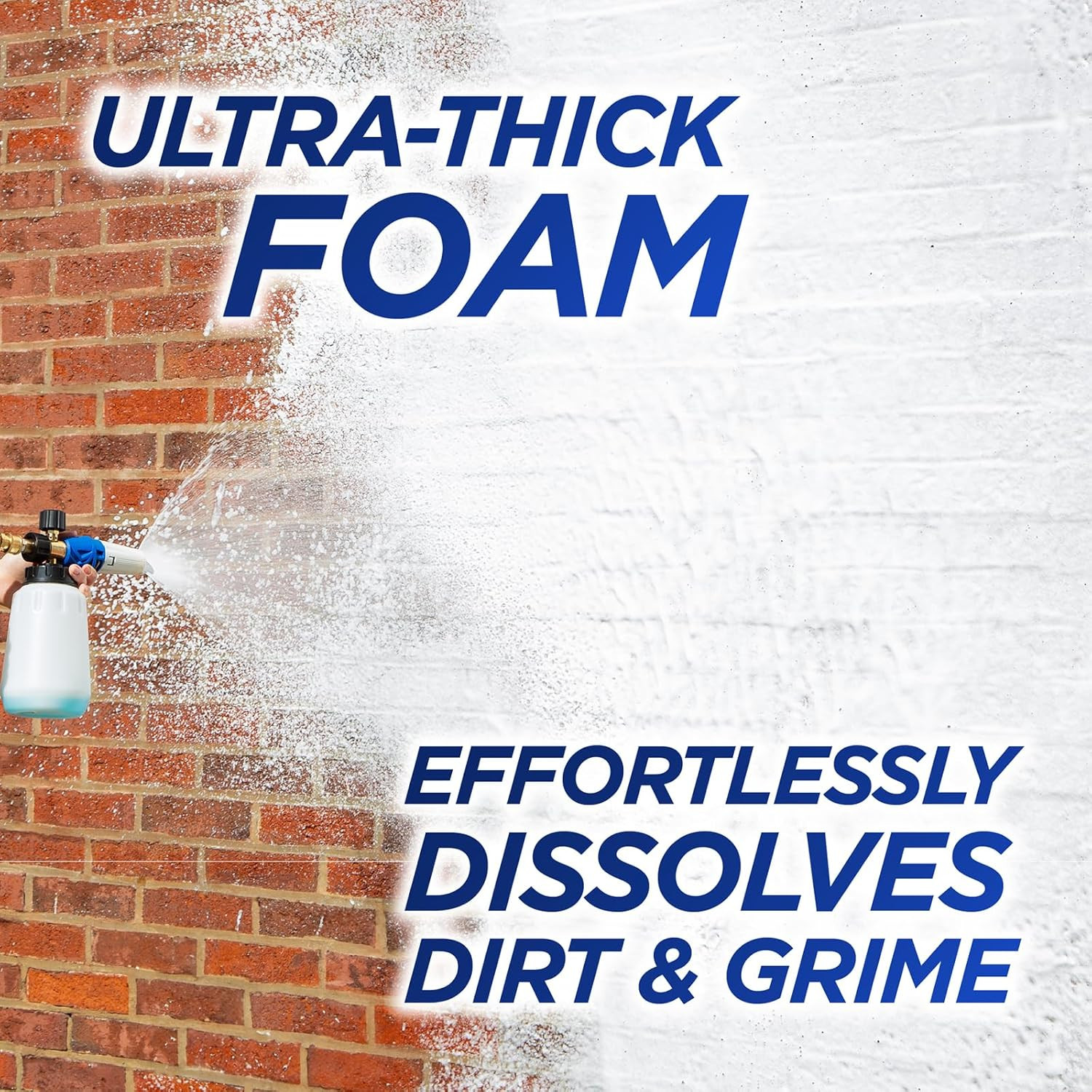 Foam Cannon Soap – 16 Fl. Oz. Outdoor Cleaner for Siding, Decks, Driveways & Mor