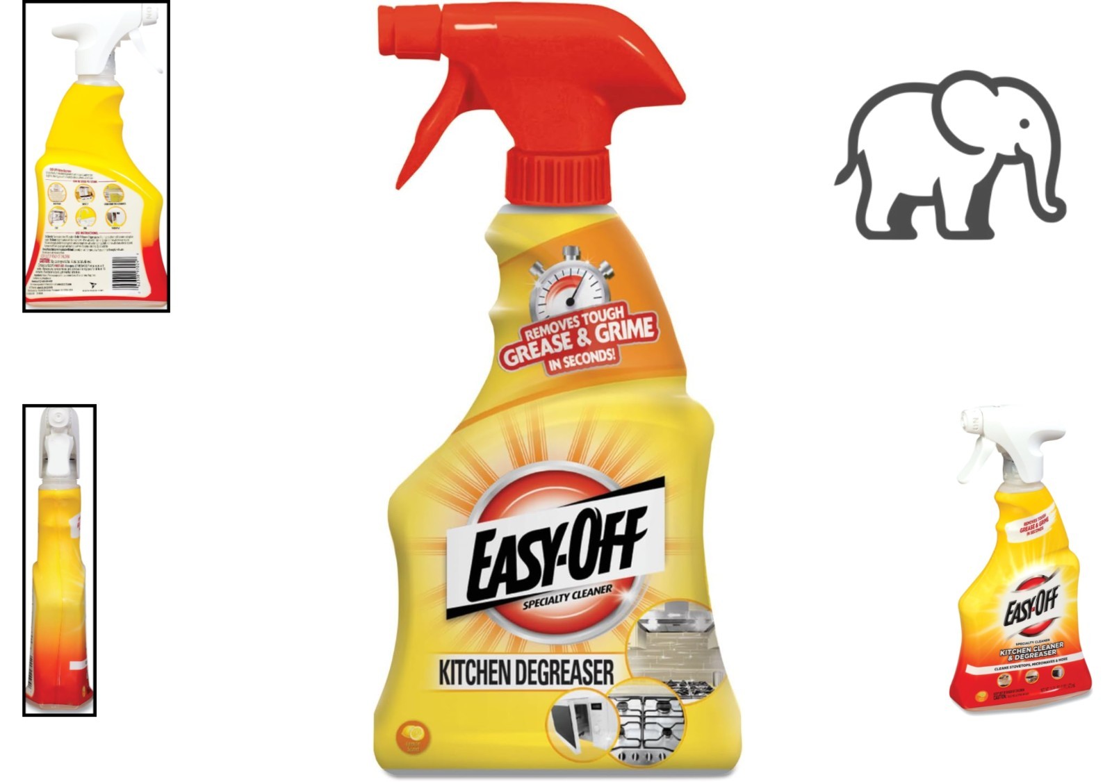 Specialty Kitchen Degreaser Cleaner – Clear Liquid, 16 Fl Oz, Low Odor Formula