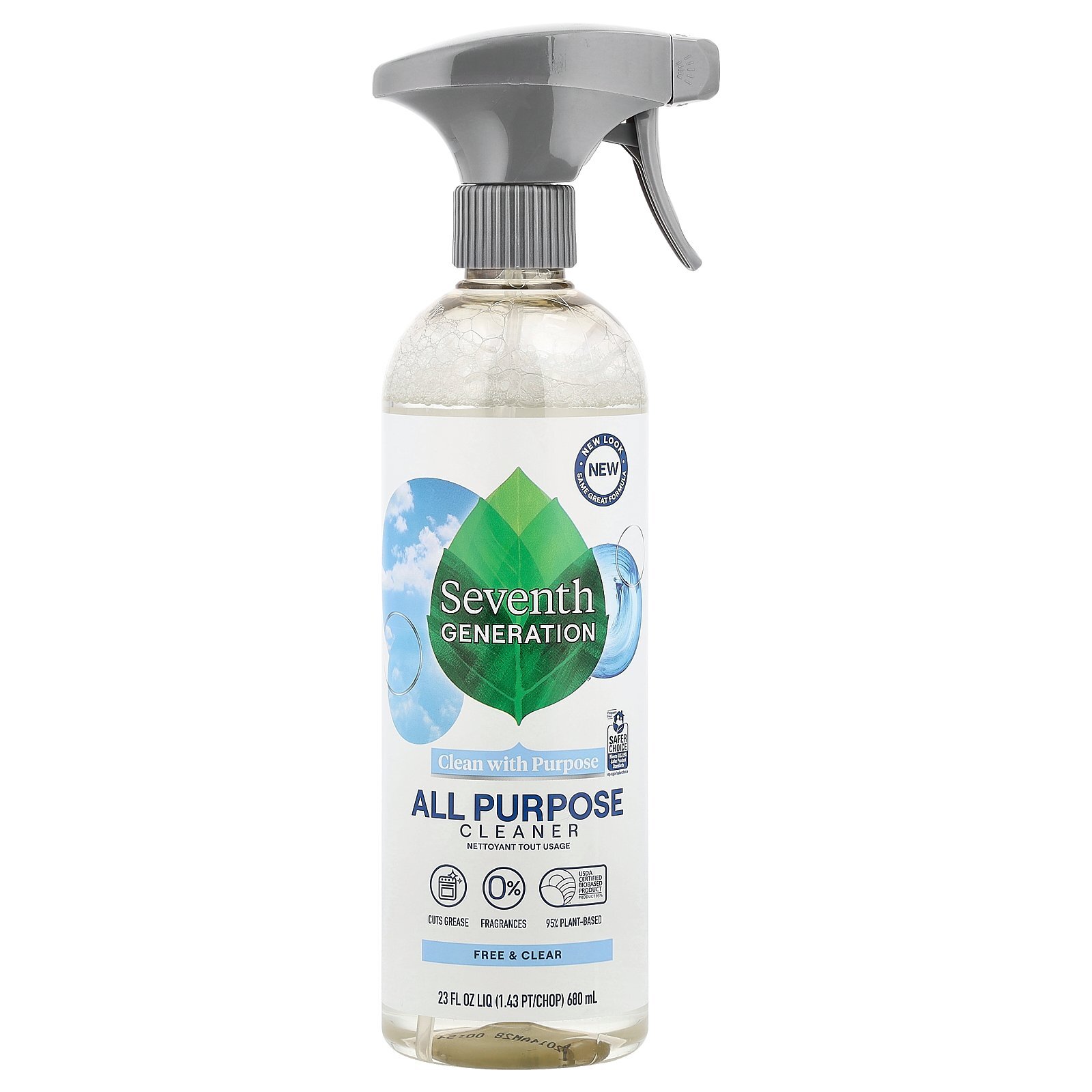 All Purpose Cleaner, Free & Clear, 23 fl oz (680 ml)