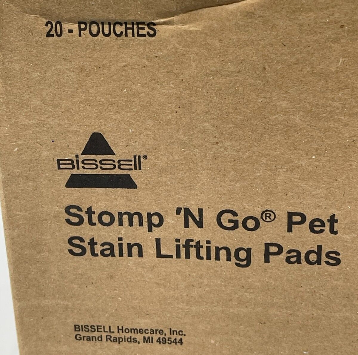 BISSELL Stomp ‘N Go Pet Lifting Pads + Oxy for Area Rug Cleaning, 20 Pack, 2194