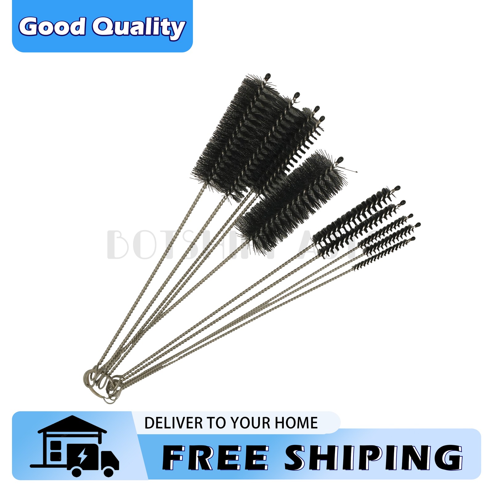 10PCS Set NylonSmall Long Cleaning Straw Brush Cleaner Bottle Tube Pipe US