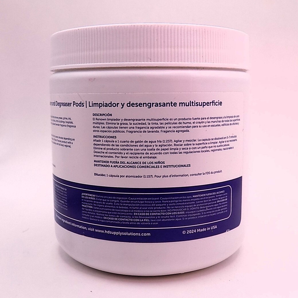 Multi-Surface Cleaner & Degreaser Pods 25ct – Removes Grease, Grime, Ink, Crayon