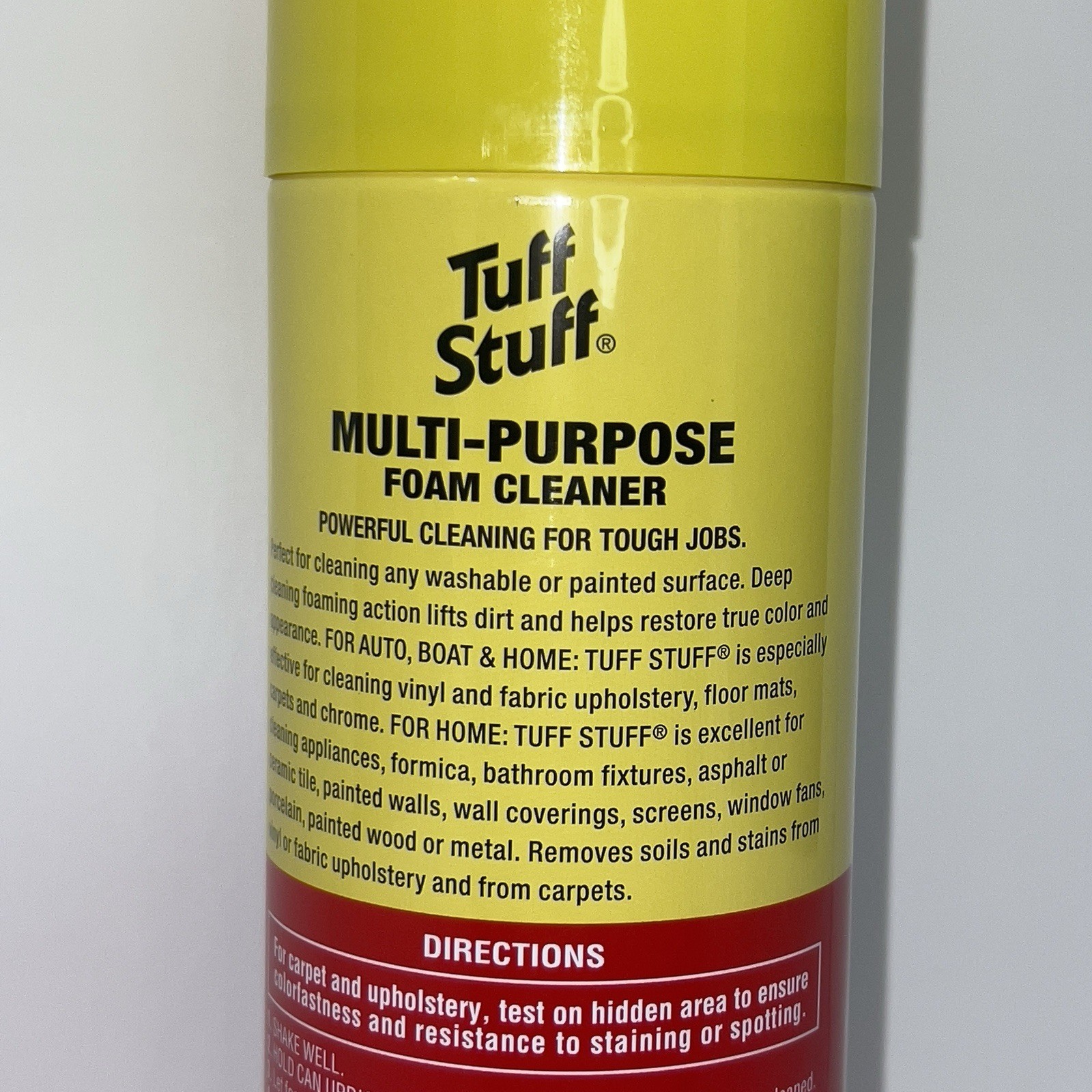 Tuff Stuff Multi Purpose Foam Cleaner for Deep Cleaning of Car Interior 22 oz.
