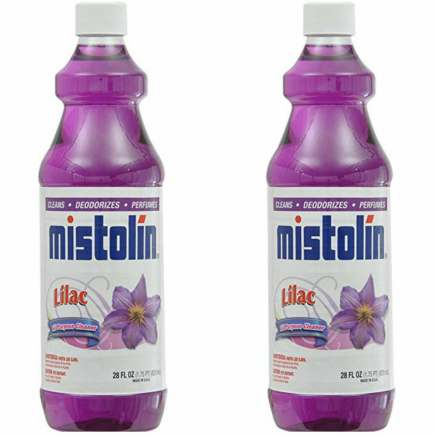 Mistolin General All Purpose Cleaning Solution Lilac Scent 28 fl oz (2PACK)