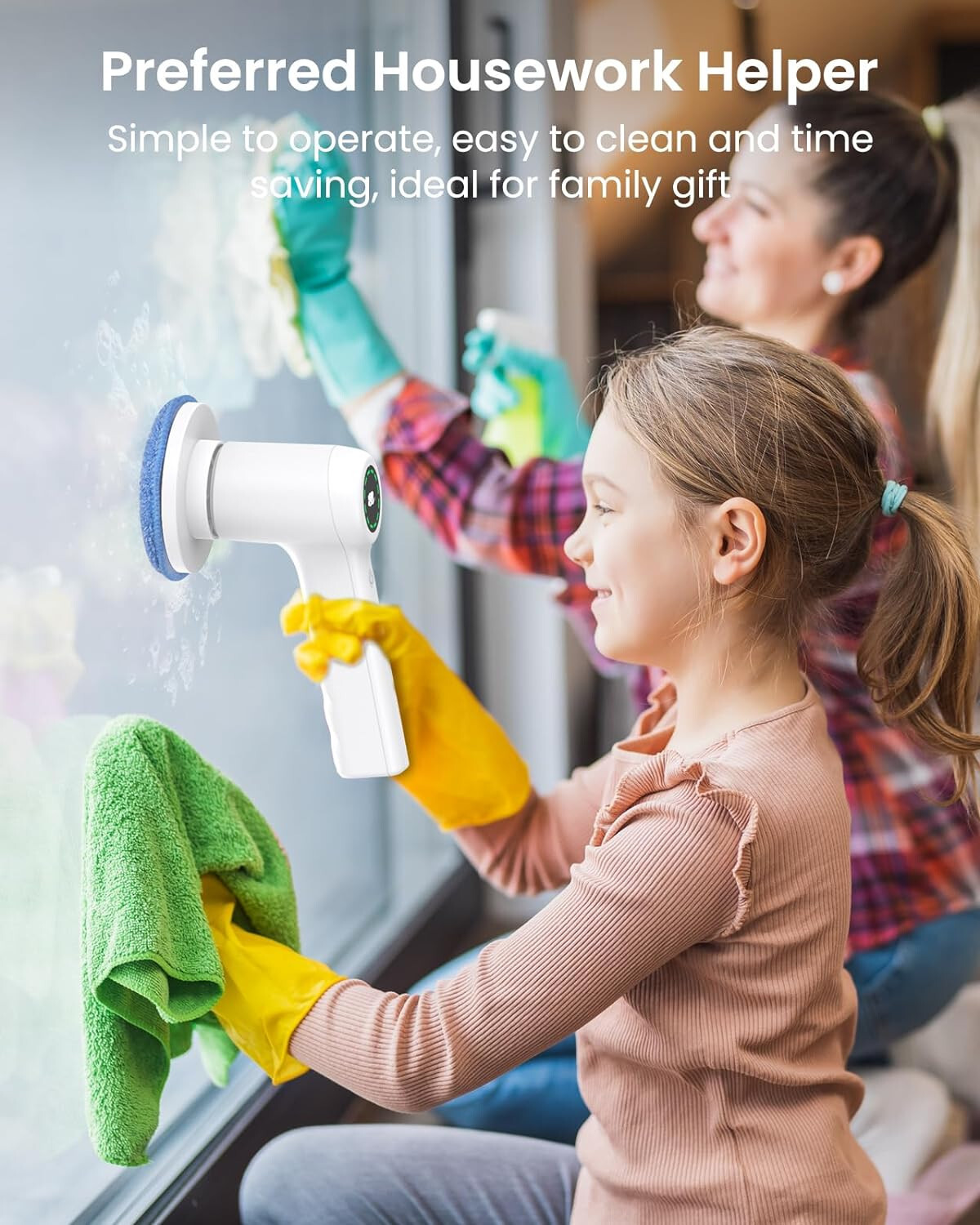 6-in-1 Cordless cleaner Scrubber cleaning kitchen car bathtub window corner tile
