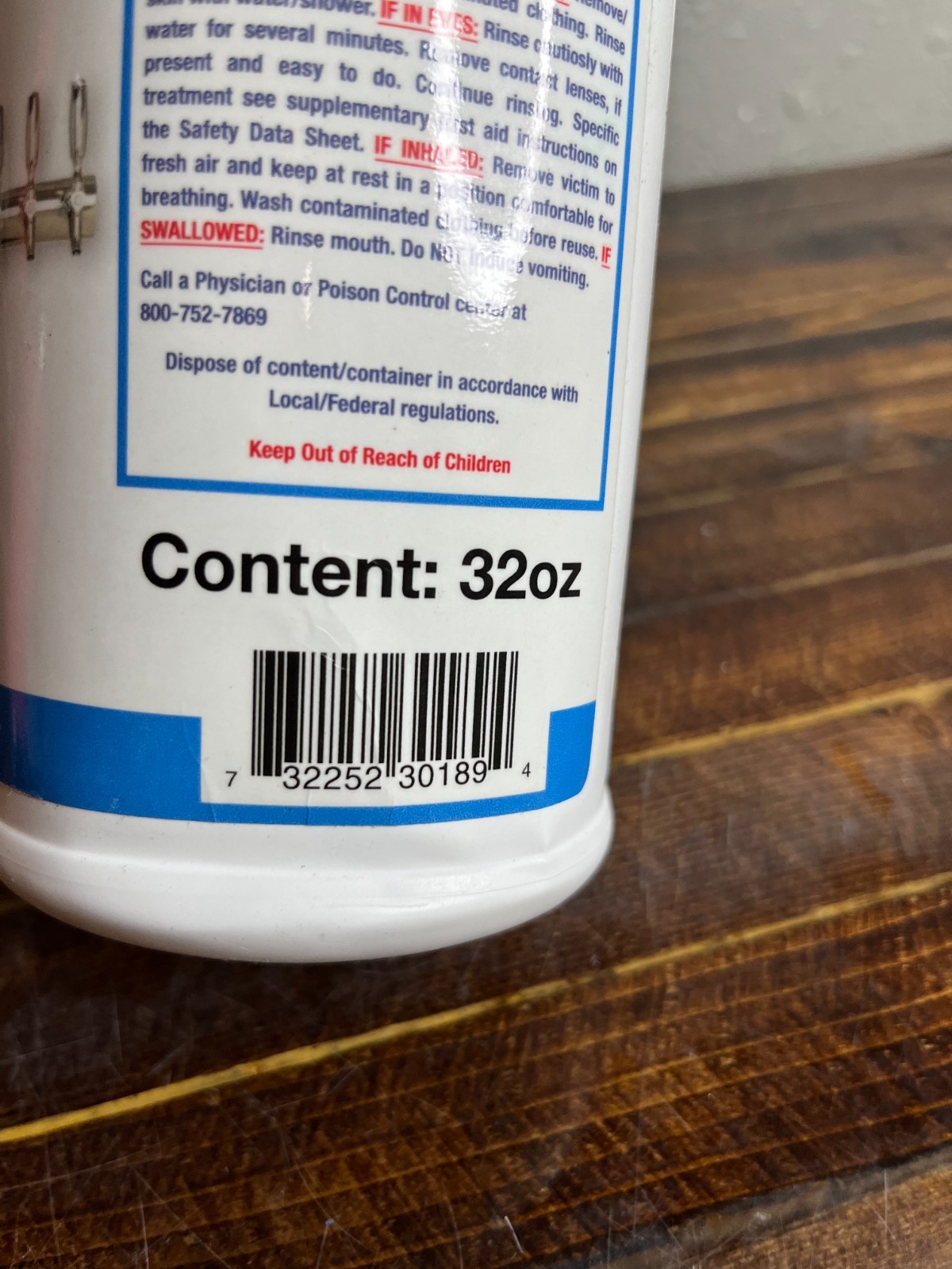 Nu-Foam Alkaline Beer Line Cleaner 32 oz Concentrated Formula