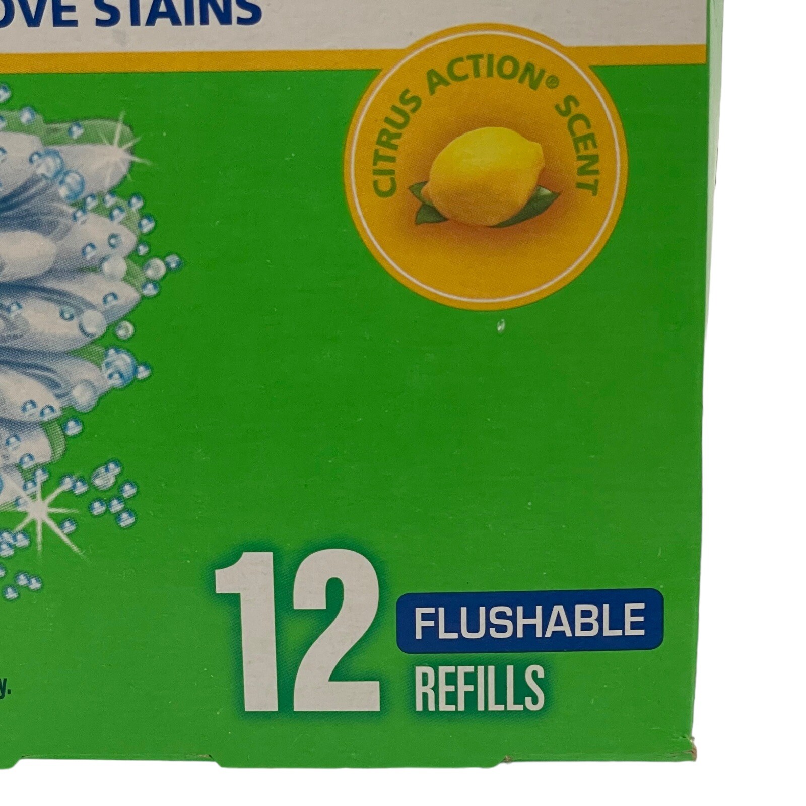 Scrubbing Bubbles Fresh Brush Flushable Toilet Bowl Cleaner 12 Refills Citrus