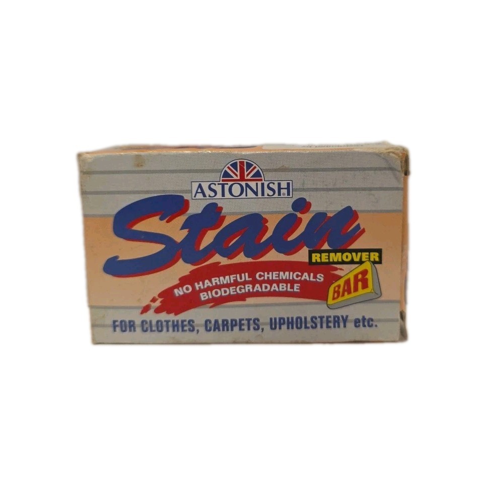 VTG Astonish Stain Remover Bar Clothes Laundry Carpets 2.5oz