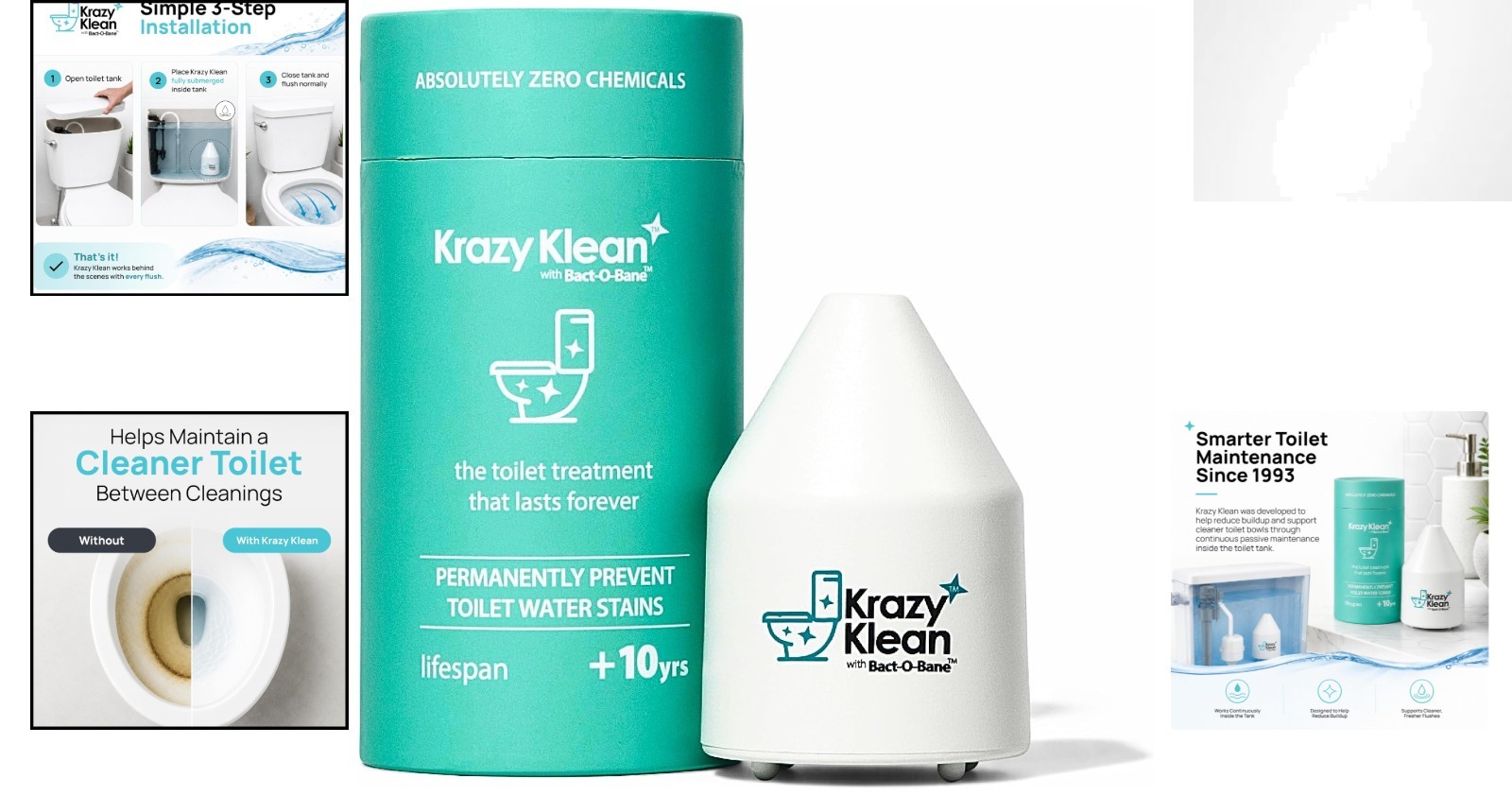 Automatic Toilet Tank Cleaner – Effortless Flush Cleaning System, Chemical-Free