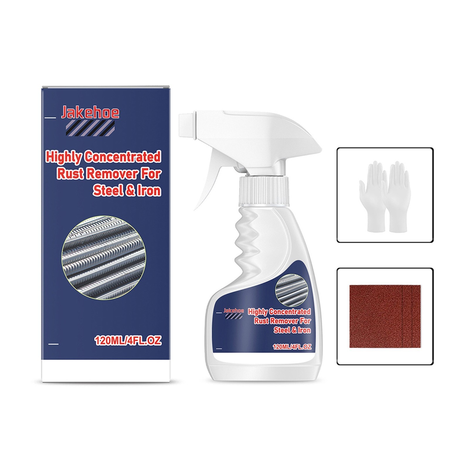 Highly Concentrated Rust Remover For Steel&Iron 120ml -Powerful Rust Remover