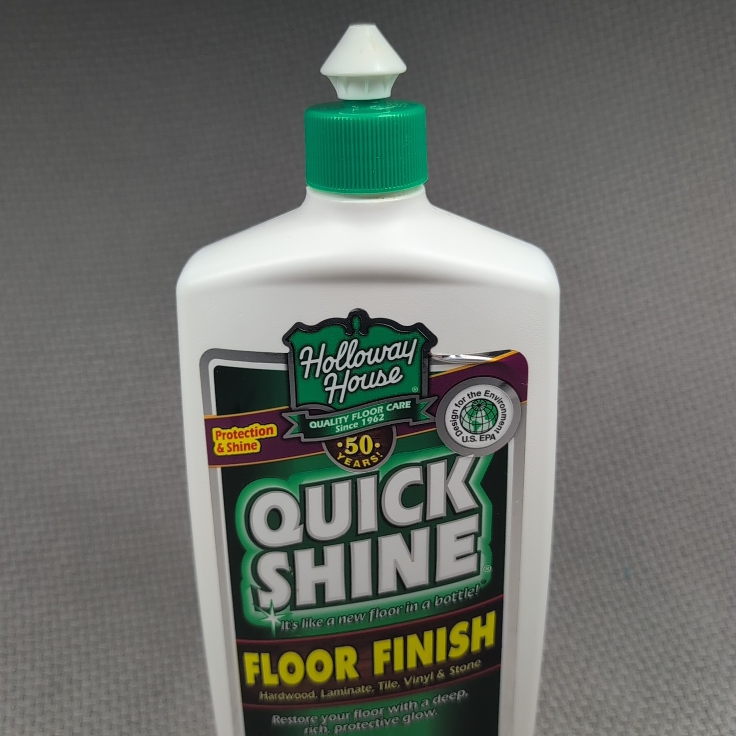 Holloway Quick Shine Floor Finish Wood Tile & House Hard Surfaces 50% Full 2010