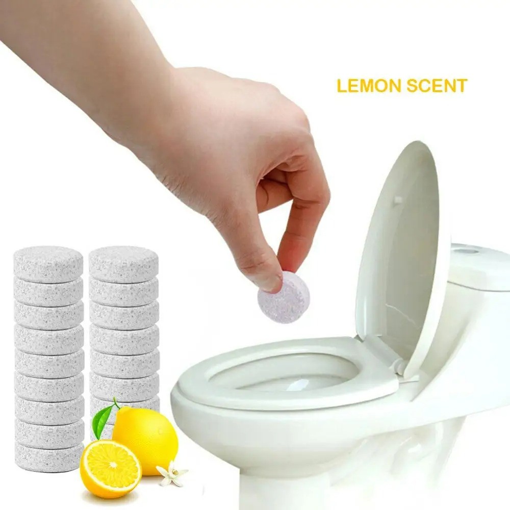 Refill Tablets for Kaboom Toilet Scrub Free Cleaning System Easy Lemon Scent