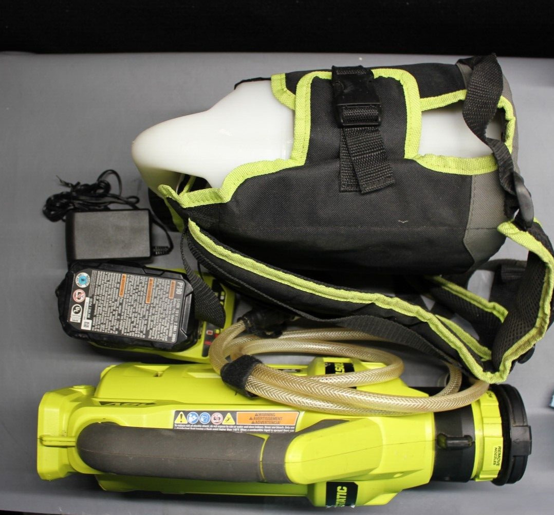 RYOBI ONE P2870 18V Cordless Electrostatic 1 Gal Sprayer Kit 2Ah Battery+Charger