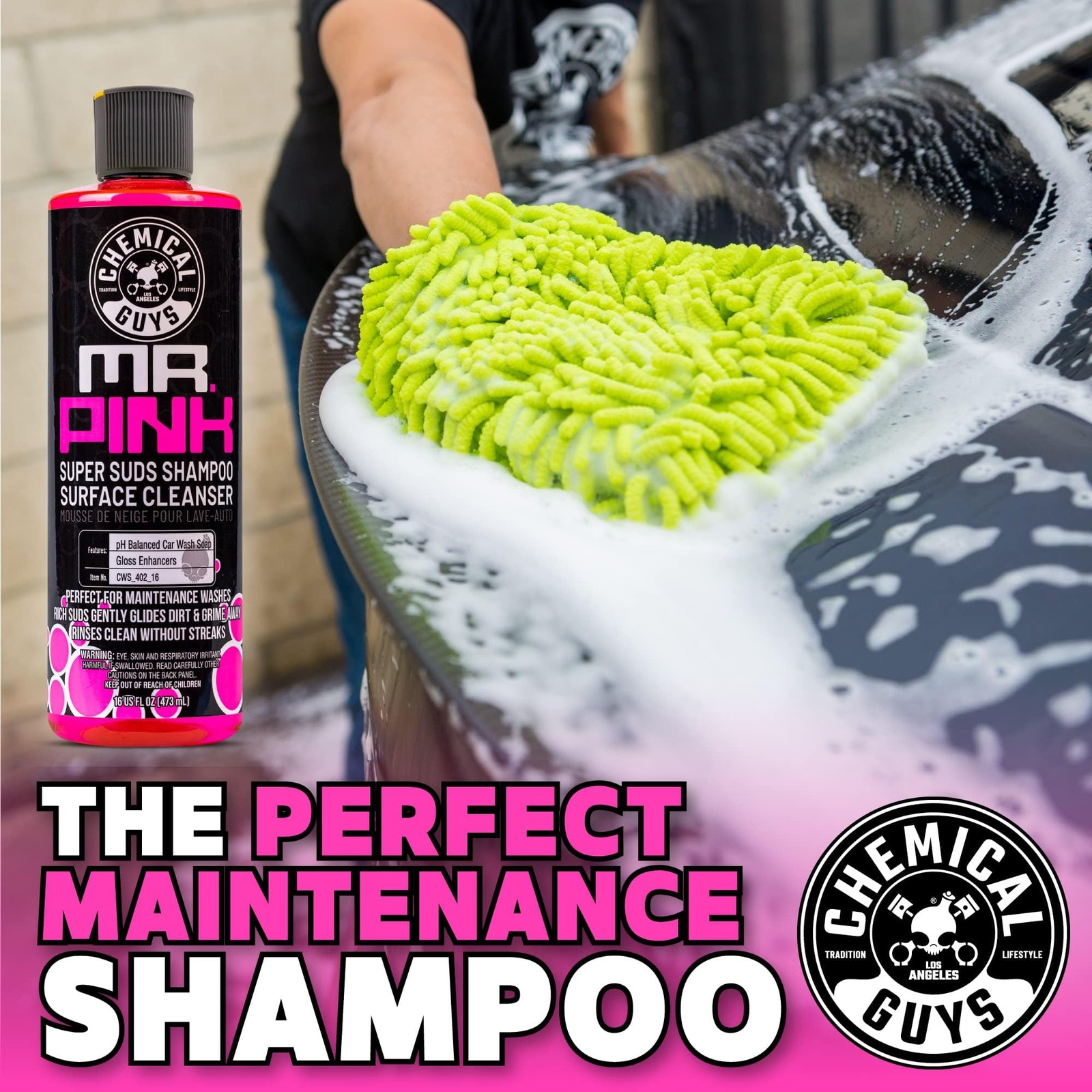 Mr. Pink Car Wash Soap 64 oz Super Suds Foaming Car Wash Soap for Cannon, Bl…